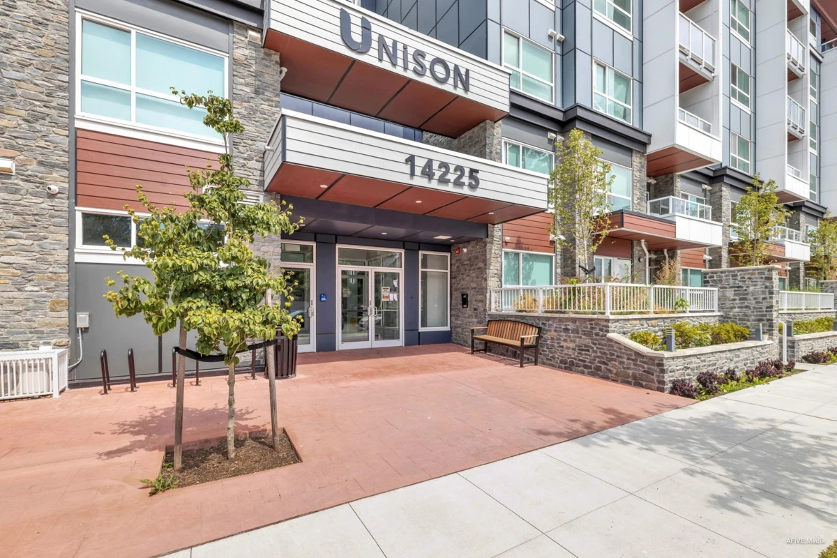Exterior Rear Photo of 401 14225 103a Avenue, Surrey, BC