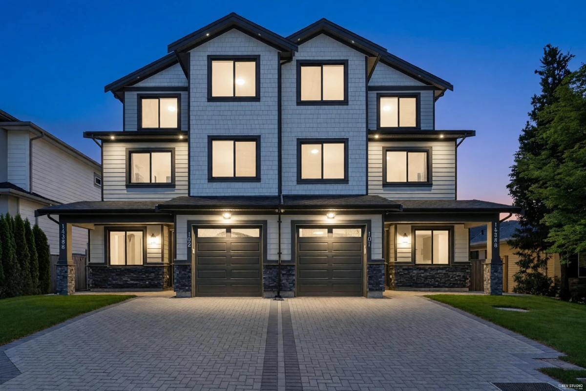 Exterior Rear Photo of 101 14388 17a Avenue, Surrey, BC