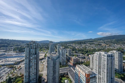 Aerial View of 4201 1188 Pinetree Way, Coquitlam, BC