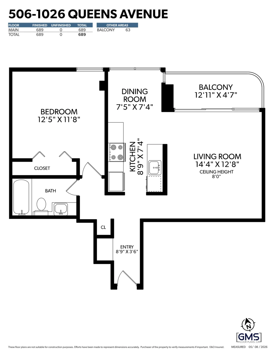 Family Room Photo of 506 1026 Queens Avenue, New Westminster, BC