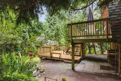 Backyard Photo of 2829 Lower Road, Roberts Creek, BC