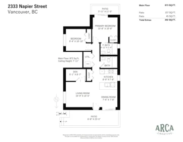 Street View Photo of 2333 Napier Street, Vancouver, BC