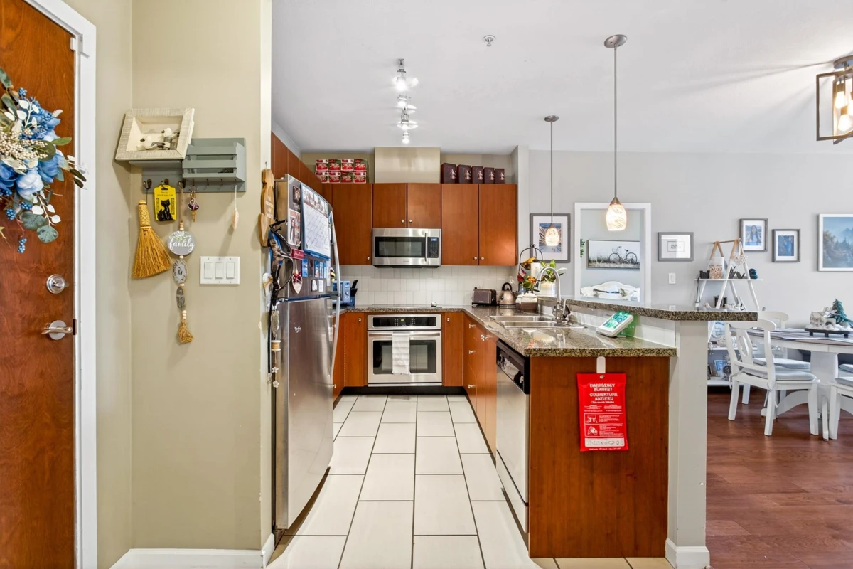 Dining Area Photo of 302 100 Capilano Road, Port Moody, BC
