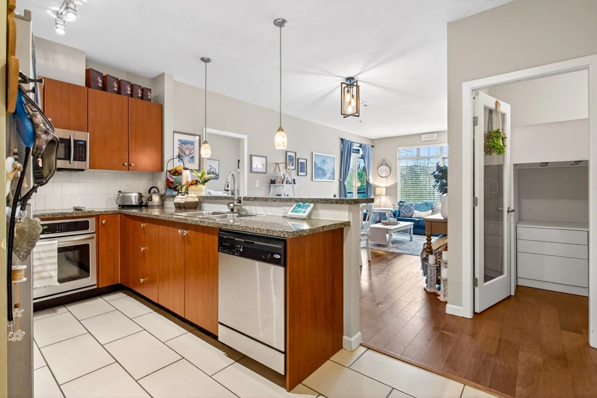 Family Room Photo of 302 100 Capilano Road, Port Moody, BC