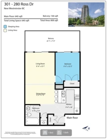 Backyard Photo of 301 280 Ross Drive, New Westminster, BC