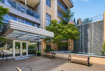 Outdoor Deck Photo of 301 280 Ross Drive, New Westminster, BC