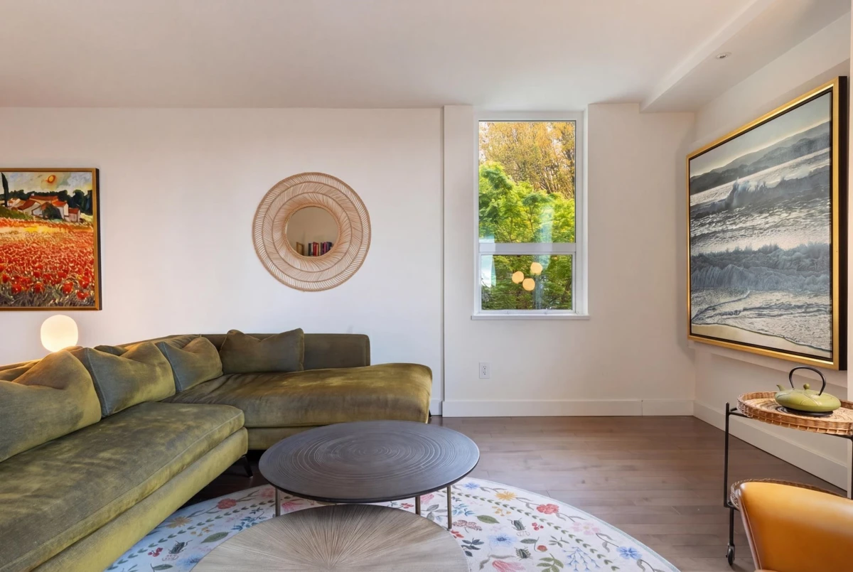 Living Room Photo of 302 1406 Harwood Street, Vancouver, BC