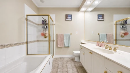 Guest Bathroom Photo of 1 7600 Blundell Road, Richmond, BC