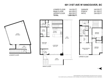 Staircase Photo of 601 W 31st Avenue, Vancouver, BC