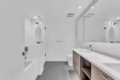 Kitchen Island Photo of 203 8538 River District Crossing, Vancouver, BC