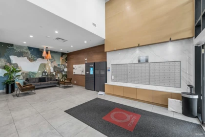 Aerial View of 903 3451 Sawmill Crescent, Vancouver, BC