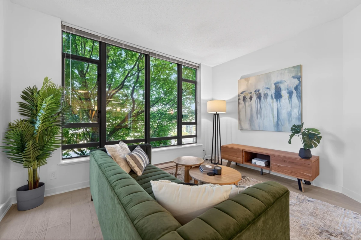 Living Room Photo of 202 7362 Elmbridge Way, Richmond, BC