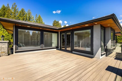 Aerial View of 991 Cross Creek Road, West Vancouver, BC