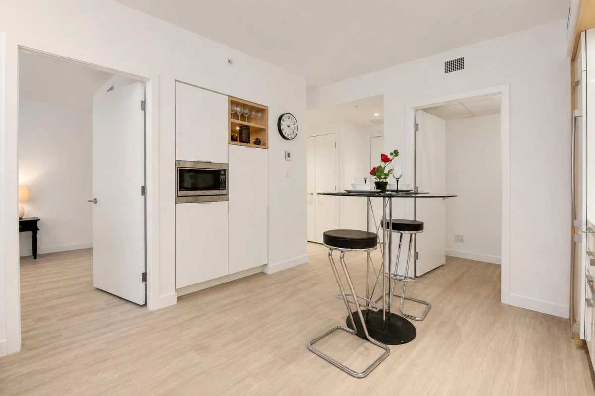 Dining Area Photo of 212 1661 Quebec Street, Vancouver, BC