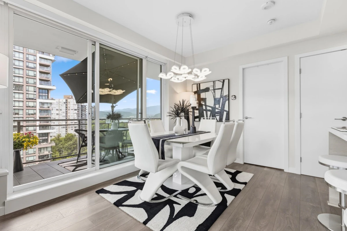 Dining Area Photo of 1607 305 Morrissey Road, Port Moody, BC