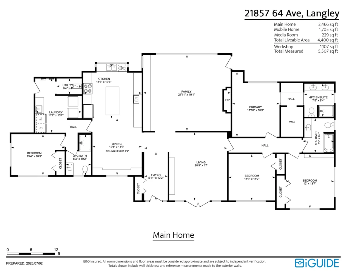 Dining Area Photo of 21857 64 Avenue, Langley, BC