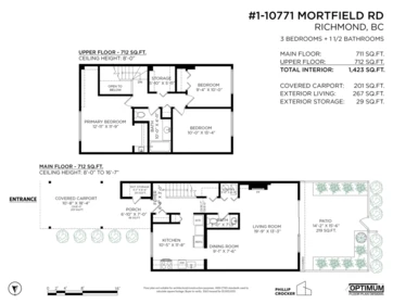 Swimming Pool Photo of 1 10771 Mortfield Road, Richmond, BC