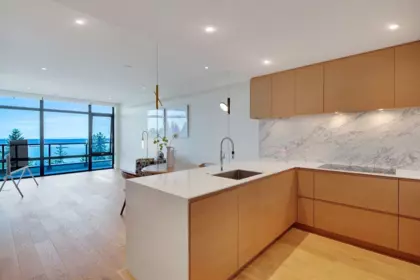 Kitchen Island Photo of 402 3101 Burfield Place, West Vancouver, BC