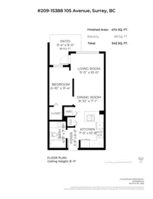 209 15388 105 Avenue, Surrey, BC, Surrey — Apartment/Condo for sale