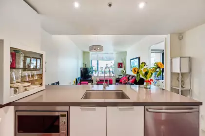 Kitchen Island Photo of 1805 788 Richards Street, Vancouver, BC