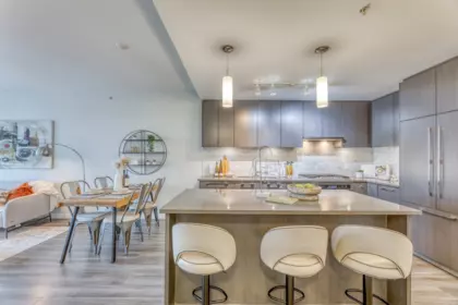 Kitchen Island Photo of 436 9551 Alexandra Road, Richmond, BC