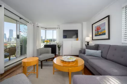 Family Room Photo of 607 1508 Mariner Walk, Vancouver, BC
