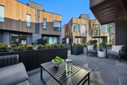 Aerial View of 3140 Woodbine Drive, North Vancouver, BC