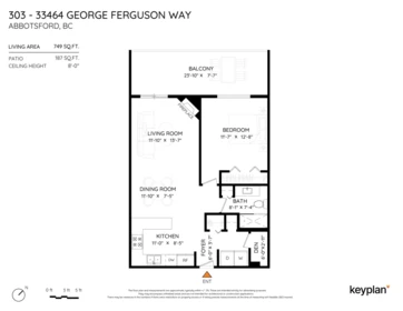 Front Yard Photo of 303 33464 George Ferguson Way, Abbotsford, BC