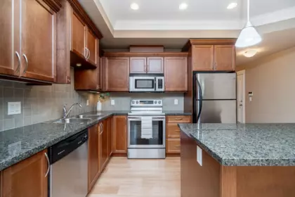 Dining Area Photo of 301 22150 Dewdney Trunk Road, Maple Ridge, BC