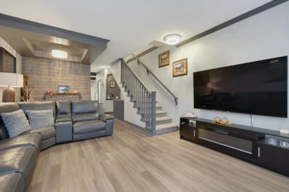 Basement Recreation Room Photo of 9 5988 Old Mclellan Road, Surrey, BC