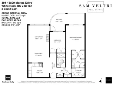 304 15809 Marine Drive, White Rock, BC, White Rock — Apartment/Condo for sale
