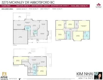 3273 Mckinley Drive, Abbotsford, BC, Abbotsford — Single Family Residence for sale