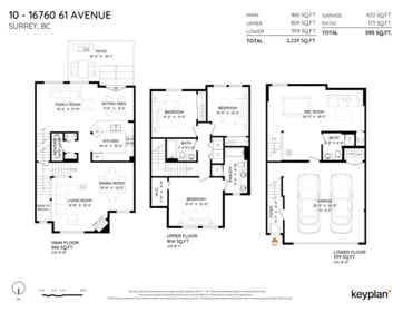 10 16760 61st Avenue, Surrey, BC, Surrey — Townhouse for sale