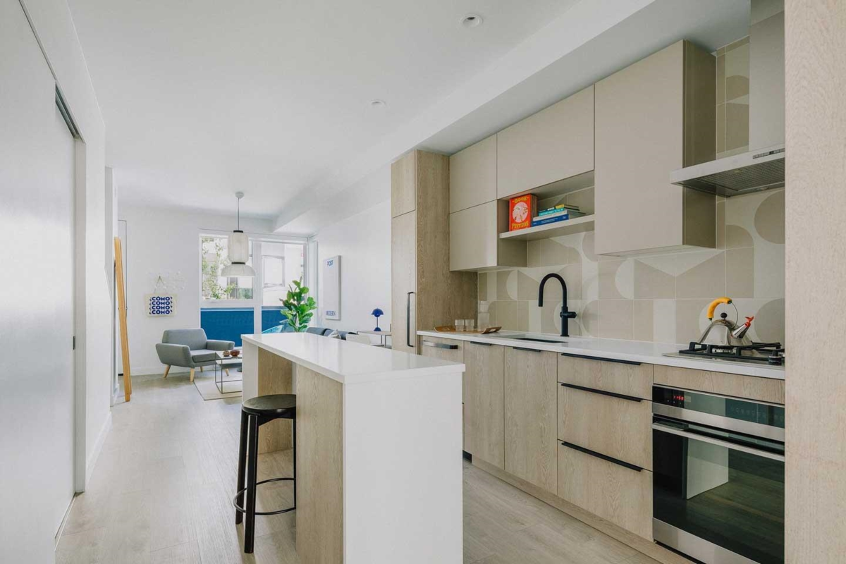 Exterior Rear Photo of 209 322 E 15th Avenue, Vancouver, BC