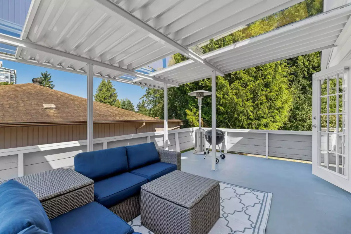 Aerial View of 525 Appian Way, Coquitlam, BC