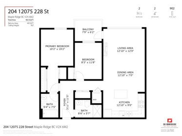 Outdoor Patio Photo of 204 12075 228 Street, Maple Ridge, BC