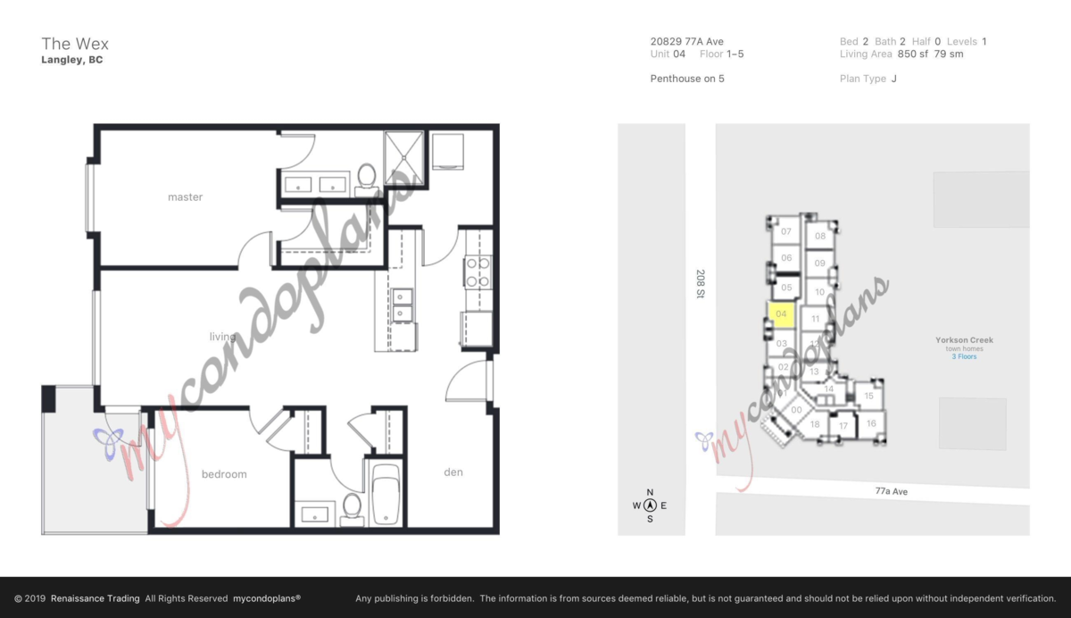 Staircase Photo of 504 20829 77a Avenue, Langley, BC