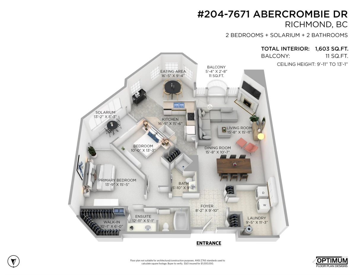 Swimming Pool Photo of 204 7671 Abercrombie Drive, Richmond, BC