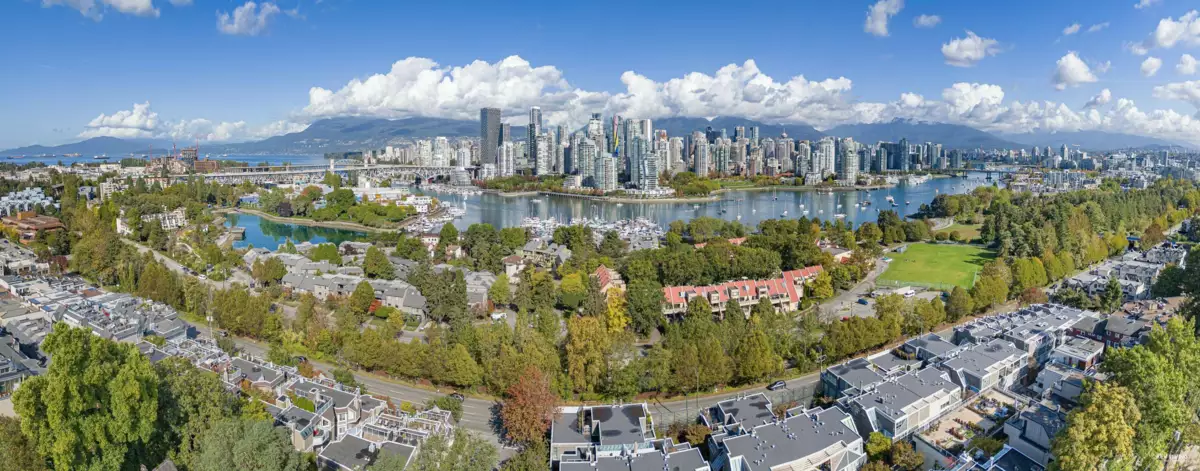 Aerial View of 2243 Oak Street, Vancouver, BC