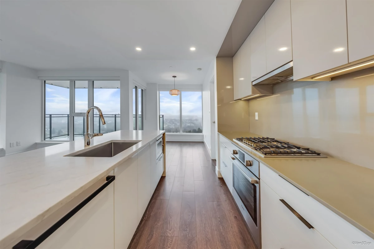 Kitchen Island Photo of 1608 4711 Hazel Street, Burnaby, BC
