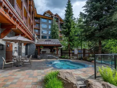 Outdoor Deck Photo of 221 2202 Gondola Way, Whistler, BC