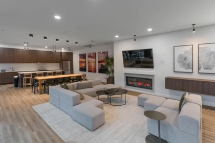 Basement Recreation Room Photo of 312 3596 Malsum Drive, North Vancouver, BC