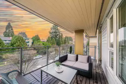 Outdoor Patio Photo of 416 221 E 3rd Street, North Vancouver, BC