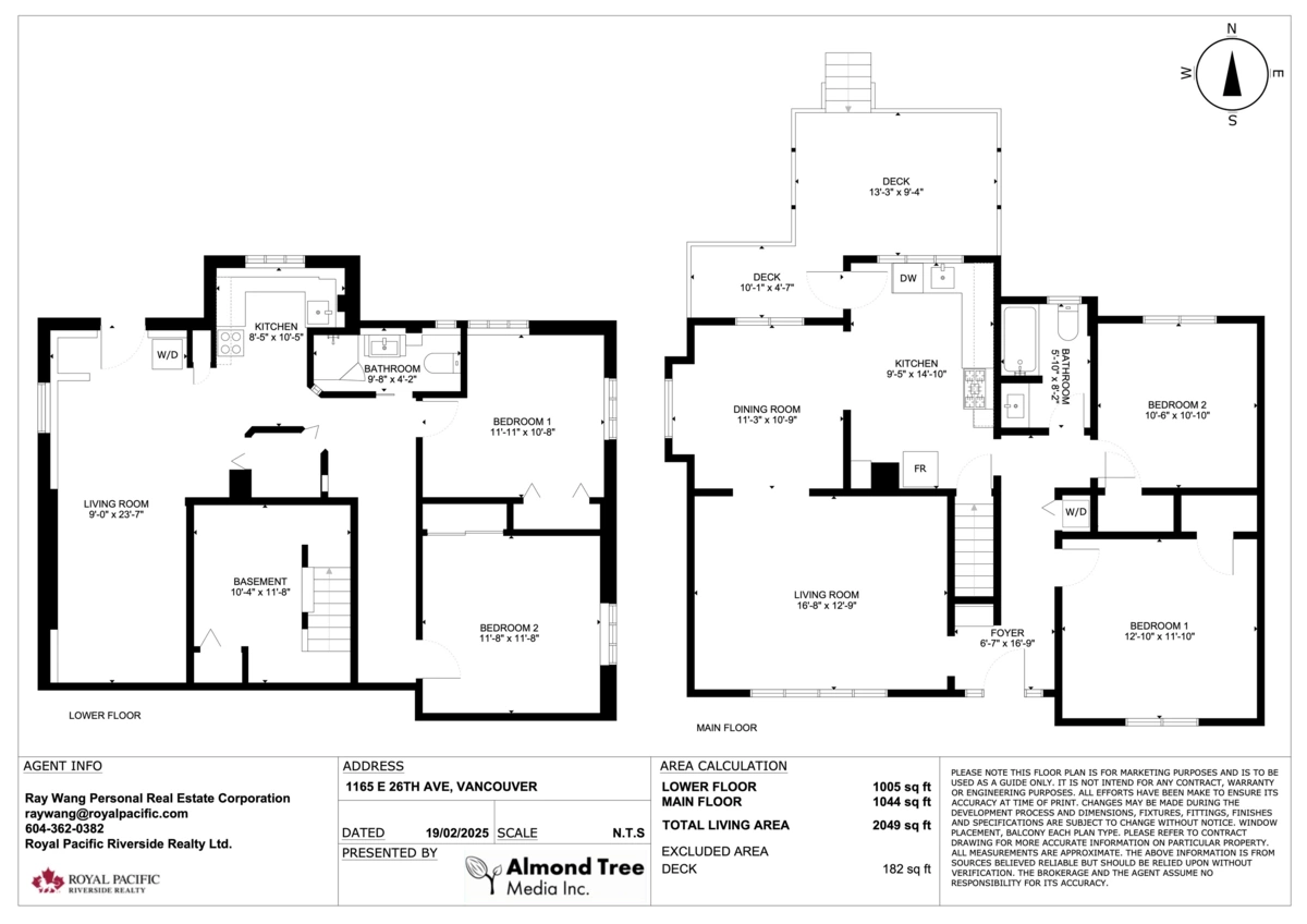 Basement Recreation Room Photo of 1165 E 26th Avenue, Vancouver, BC