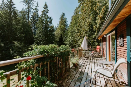 Backyard Photo of 981 Conrad Road, Roberts Creek, BC