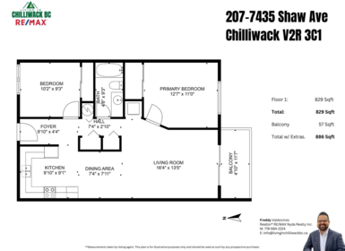 Kitchen Photo of 207 7435 Shaw Avenue, Chilliwack, BC