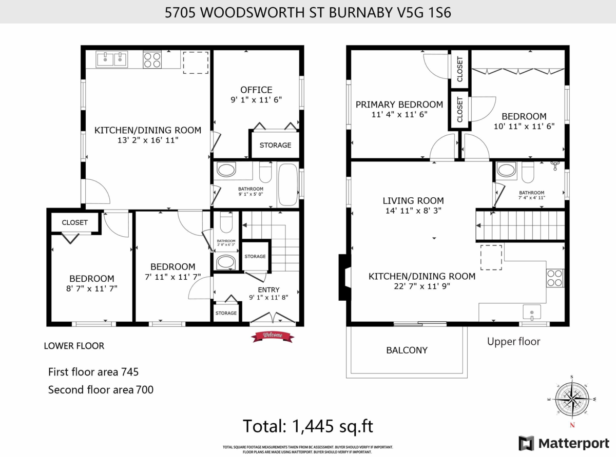 Exterior Front Photo of 5705 Woodsworth Street, Burnaby, BC