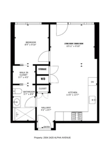 Garage Interior Photo of 2504 2425 Alpha Avenue, Burnaby, BC