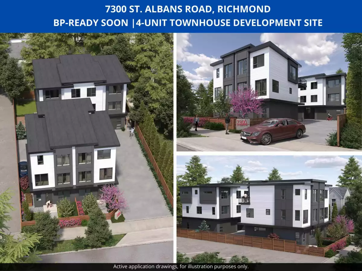Exterior Rear Photo of 7300 St. Albans Road, Richmond, BC