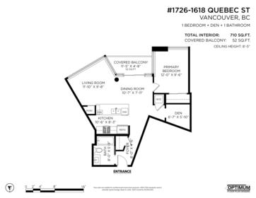 Office / Den Photo of 1726 1618 Quebec Street, Vancouver, BC